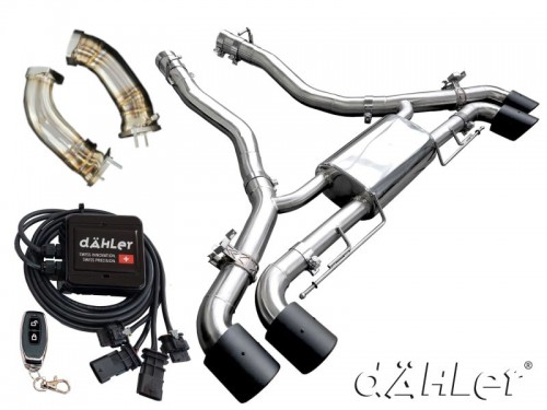 dAHLer BMW X5M / X6M Competition F95/F96 LCI Axle-back + De-cat